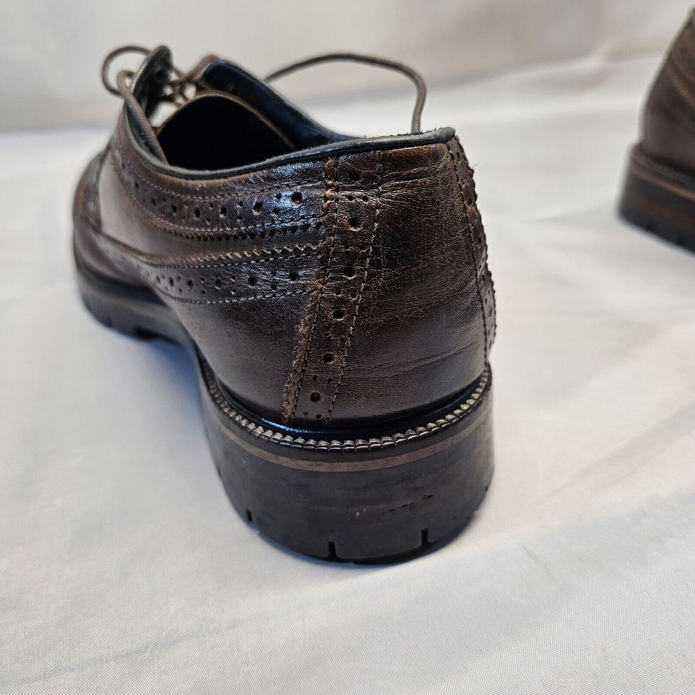 Johnston Murphy Mens XC Flex wingtip‎ Sheepskin Dress Shoe 20-5512 US Size 10 M - Picture 8 of 16